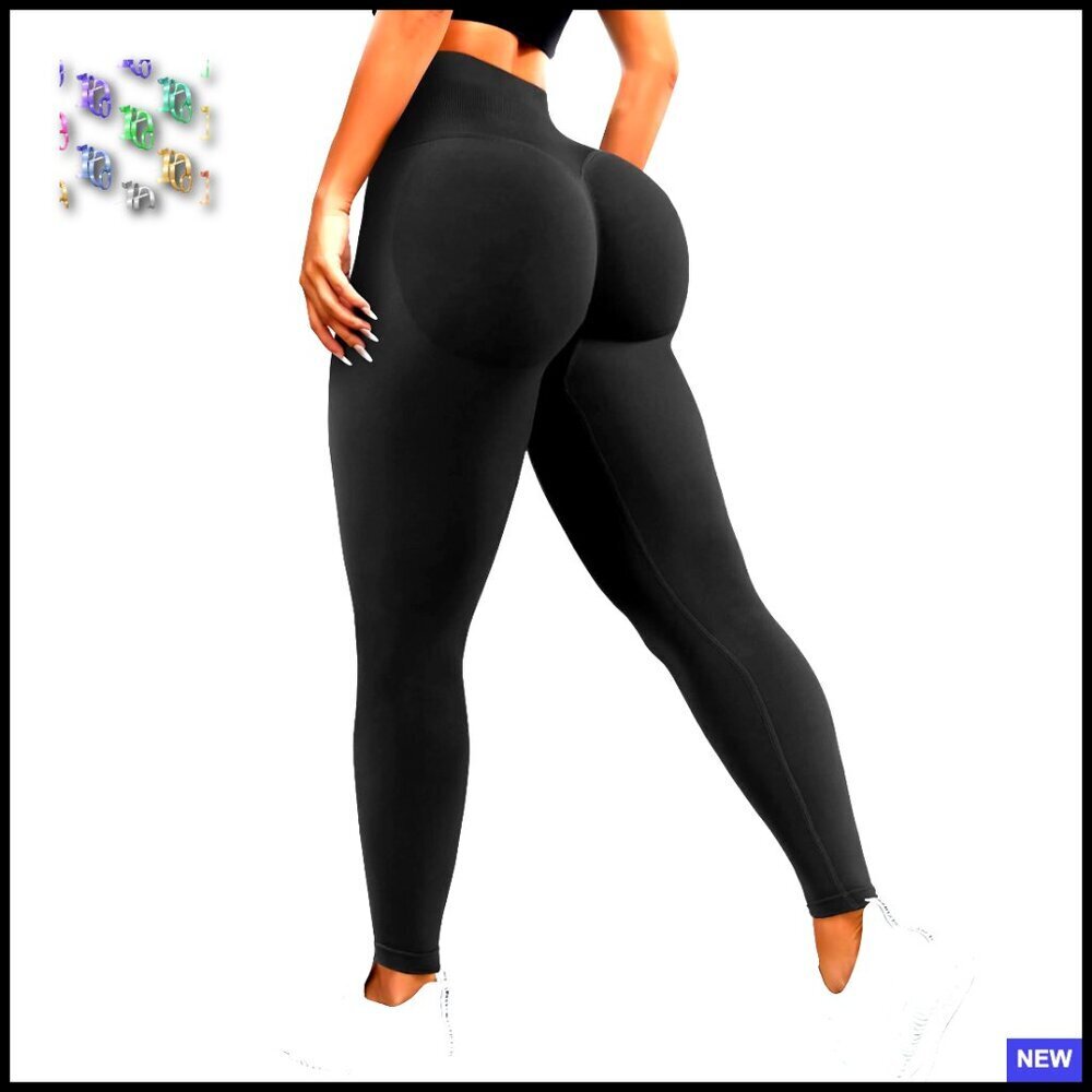 High Waisted Seamless Leggings Tummy Control Workout Gym Yoga Pants